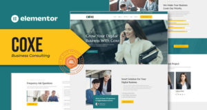 Coxe – Unternehmensberatung Elementor Template Kit