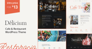Delikatesse | WordPress-Layout für Restaurants und Cafés