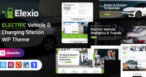 Elexio – Elektromobilität WordPress Layout + RTL