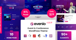 Evenio – Event-Konferenz-WordPress-Vorlage