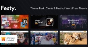 Festy – Themenpark, Zirkus & Festival WordPress Vorlage