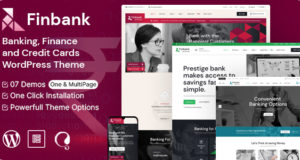 Finbank – WordPress-Vorlage für Banken und Finanzen