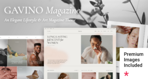 Gavino – Lifestyle-Magazin und Blog-Layout