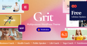 Grit – Coaching & Online-Kurse Multiskin WordPress Layout