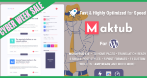 Maktub – Minimaler und leichter Blog für WordPress