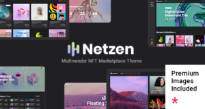 Netzen – Multivendor NFT Marketplace Layout