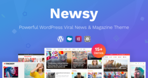 Newsy – Virales WordPress-Thema für Nachrichten und Zeitschriften