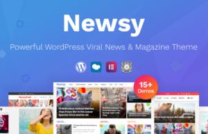Newsy – Virales WordPress-Thema für Nachrichten und Zeitschriften