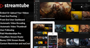 StreamTube – Video-Streaming-WordPress-Layout