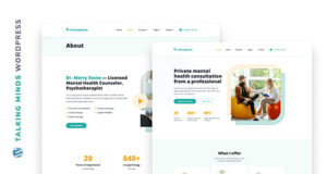 Talking Minds – Psychotherapeut WordPress Vorlage