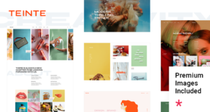 Teinte – Kreatives Portfolio und Designthema