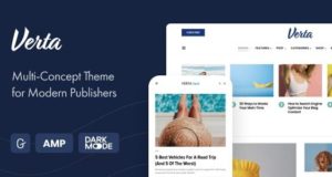 Verta – Multi-Concept WordPress Layout for Modern Publishers