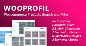 Wooprofil: WordPress-Plugin zum Suchen und Filtern von Woocommerce-Produkten