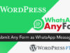 WordPress WhatsApp AnyForm Plugin - Senden Sie jedes Formular als WhatsApp-Nachricht - WordPress Plugin