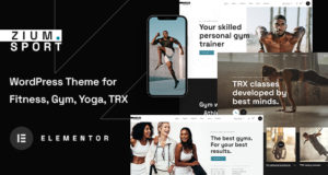 Zium – Sport- und Fitness-WordPress-Thema