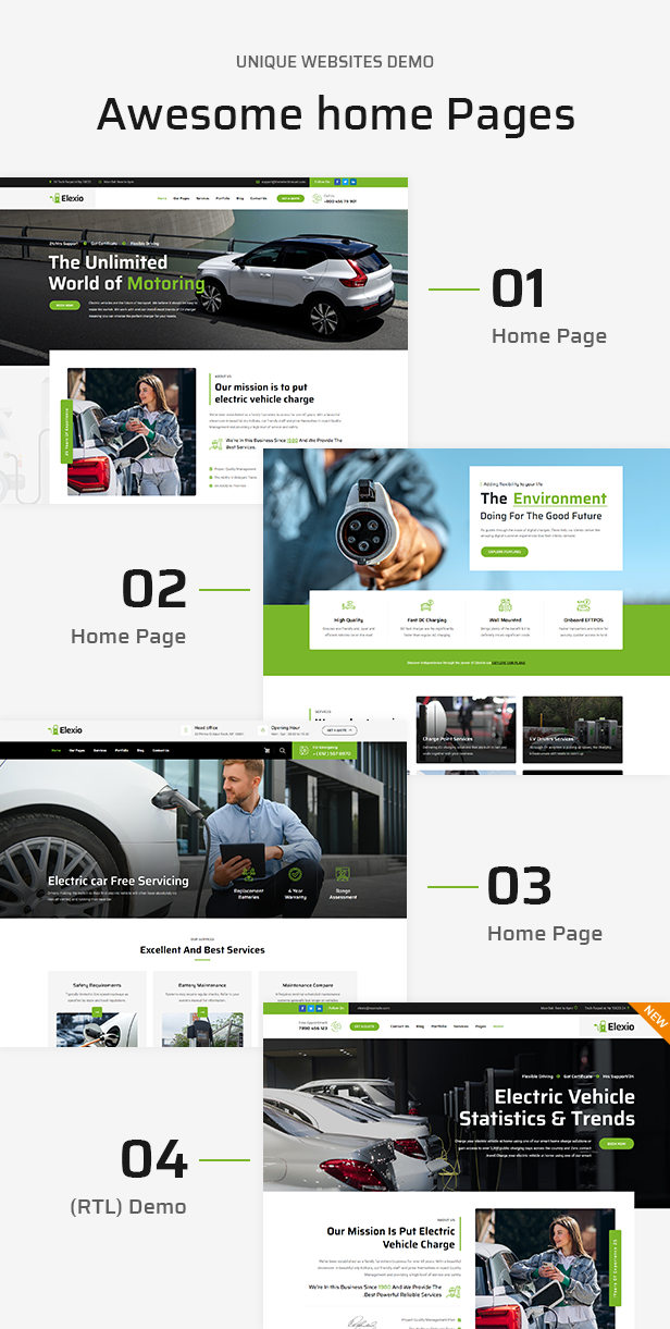 WordPress-Theme für Elektrofahrzeuge und Ladestationen