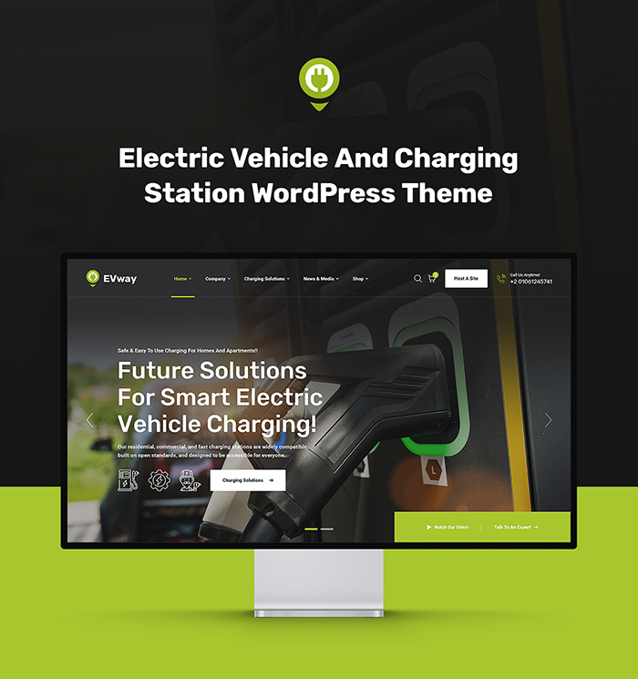 EVway - Elektrofahrzeug & Ladestation WordPress Theme - 4