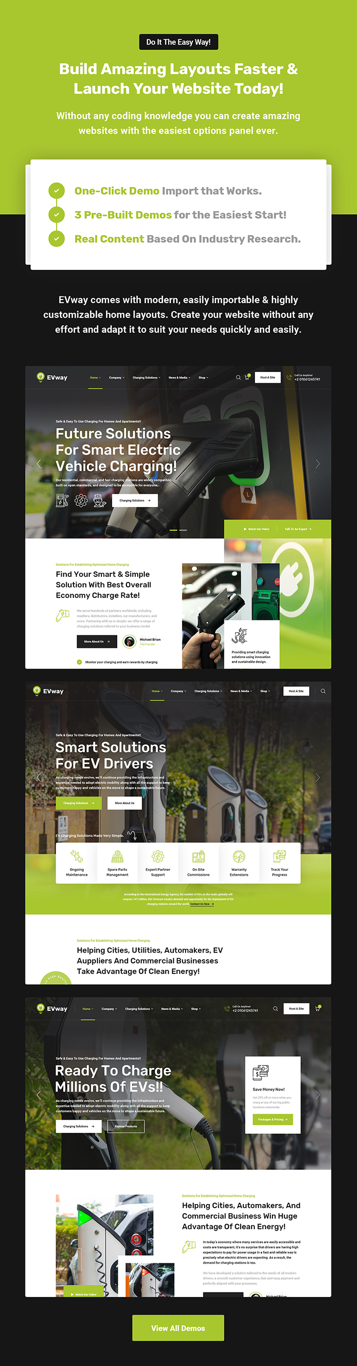 EVway - Elektrofahrzeug & Ladestation WordPress Theme - 5