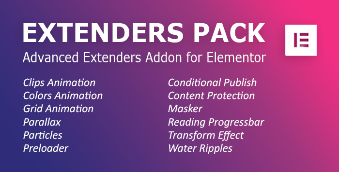 Erweitertes Addon für Elementor