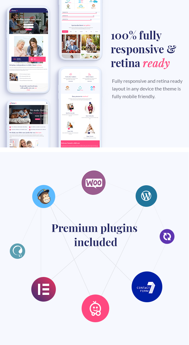 WordPress-Theme für mehrere Pflegedienste