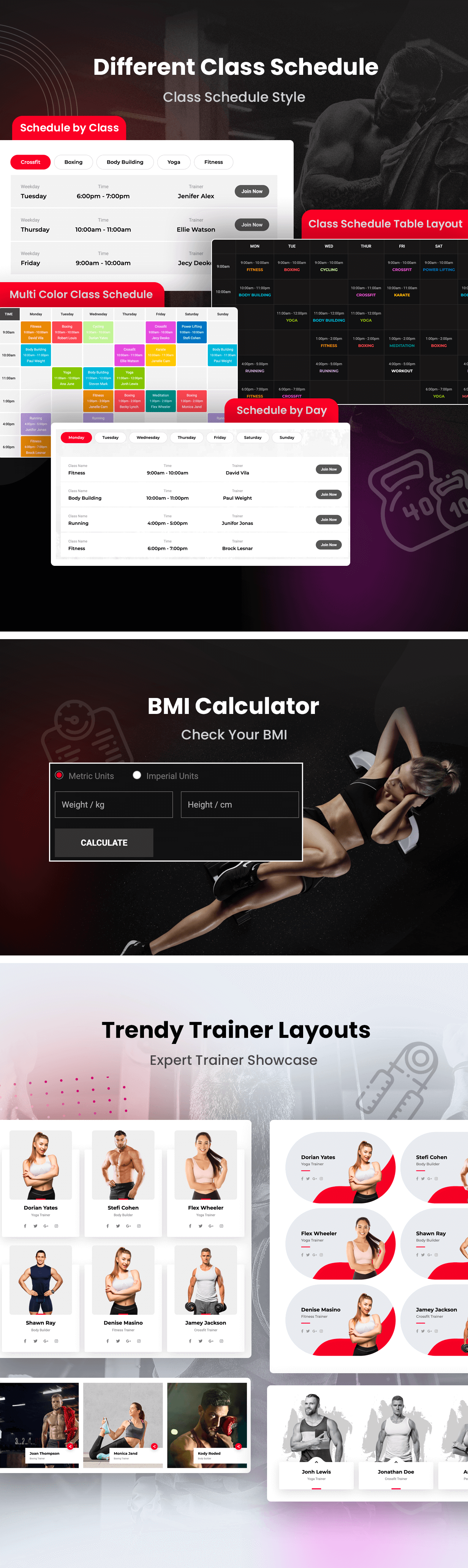 Fitnessstudio Fitness WordPress-Theme