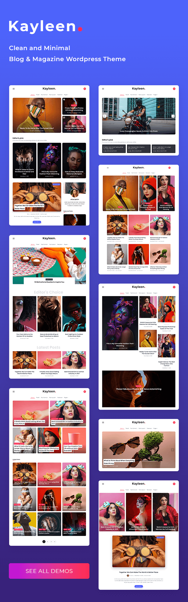 Kayleen |  WordPress-Theme für Blogs und Zeitschriften