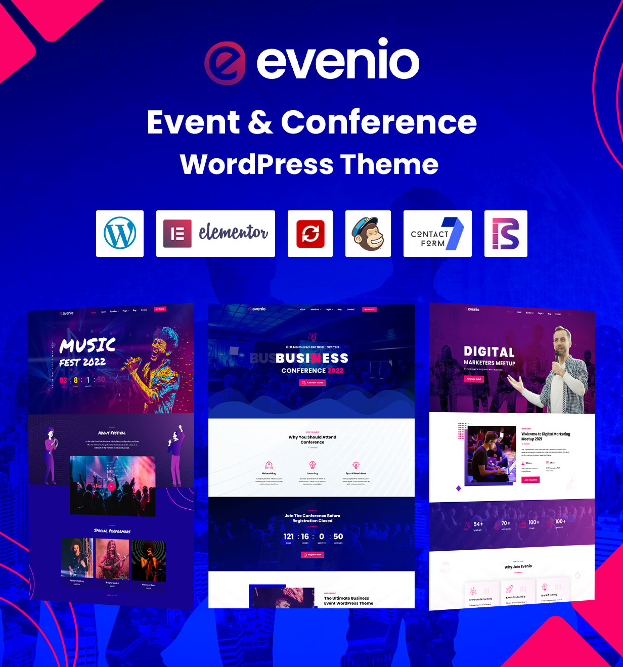 Evenio – Event-Konferenz-WordPress-Theme – 2