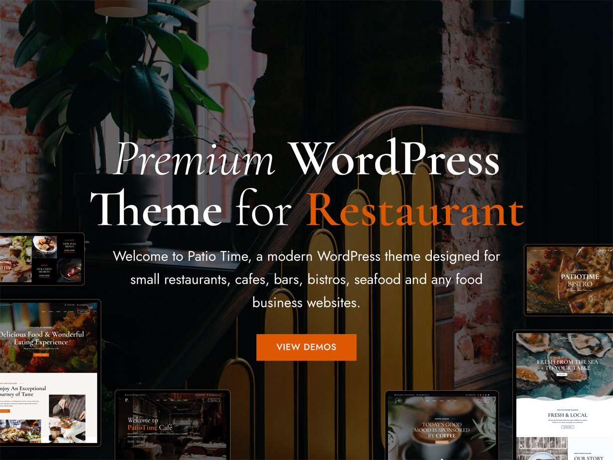 PatioTime - Restaurant-WordPress-Theme.