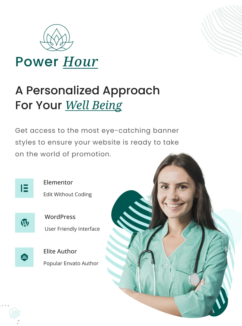 Power Hour – Therapie WordPress Theme – 1