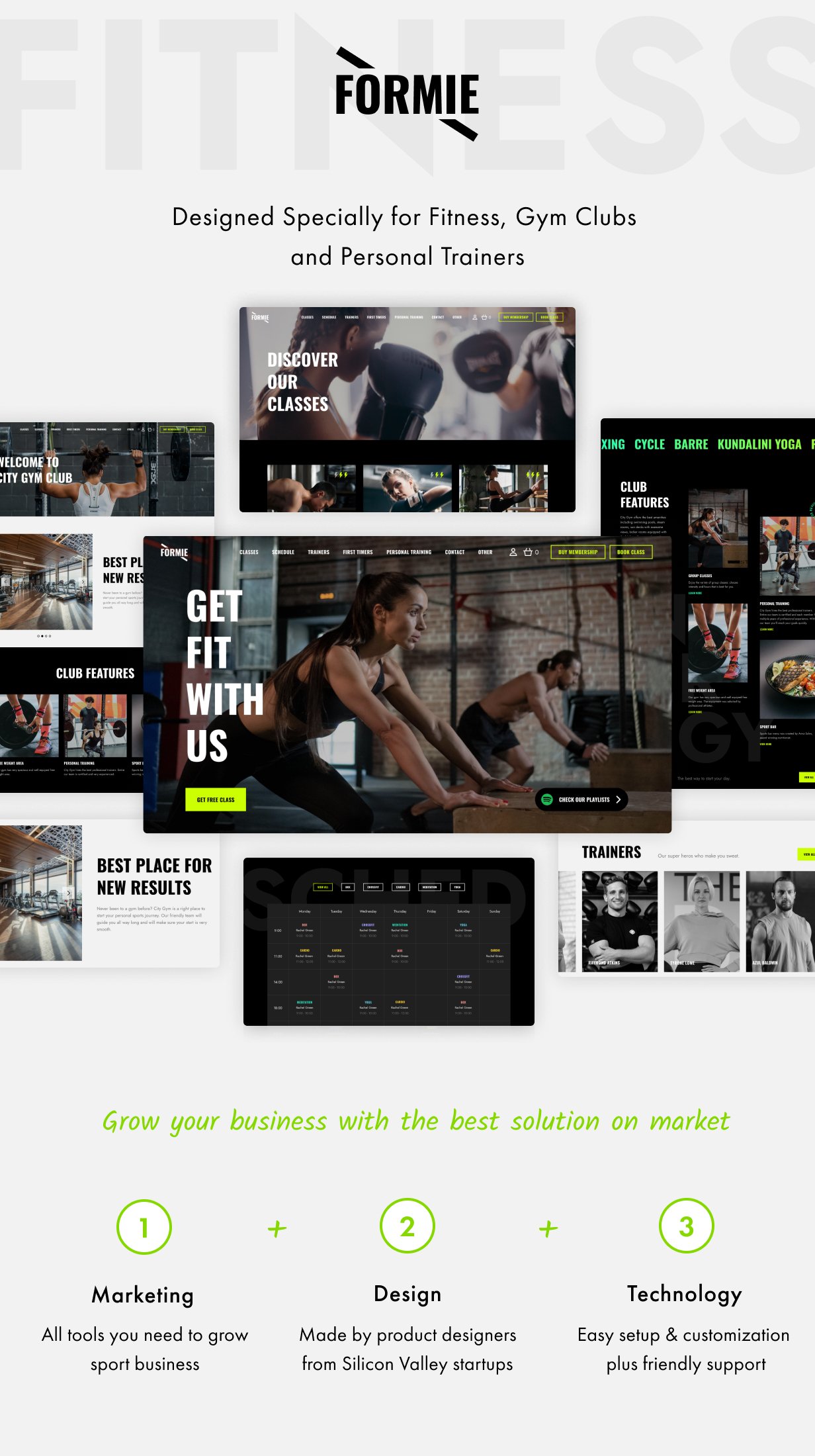 Formie WordPress Theme Präsentationsbild