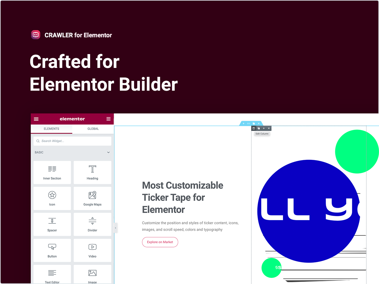 Hergestellt für Elementor Builder