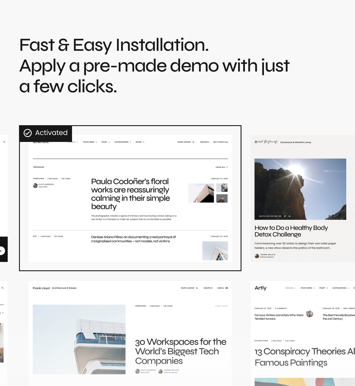 Schematic - Minimalist Blog & Magazine WordPress Theme - 6