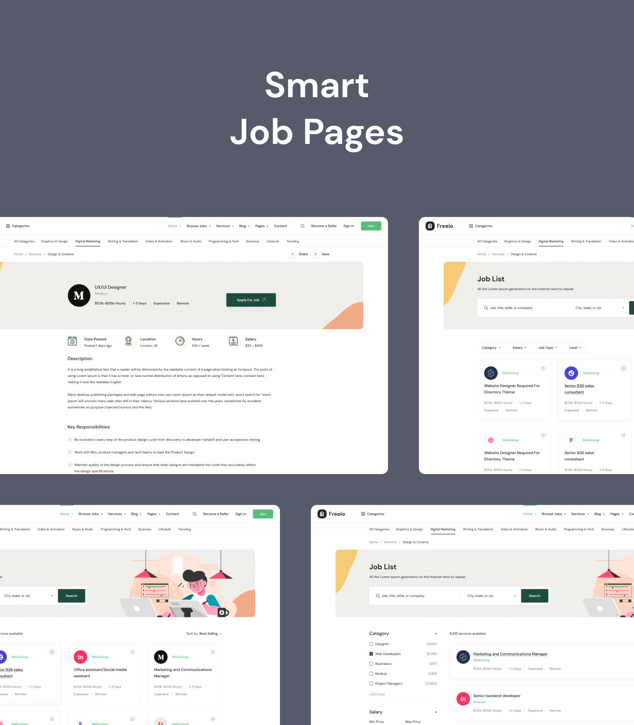 Freeio – Freelance Marketplace WordPress Theme – 9
