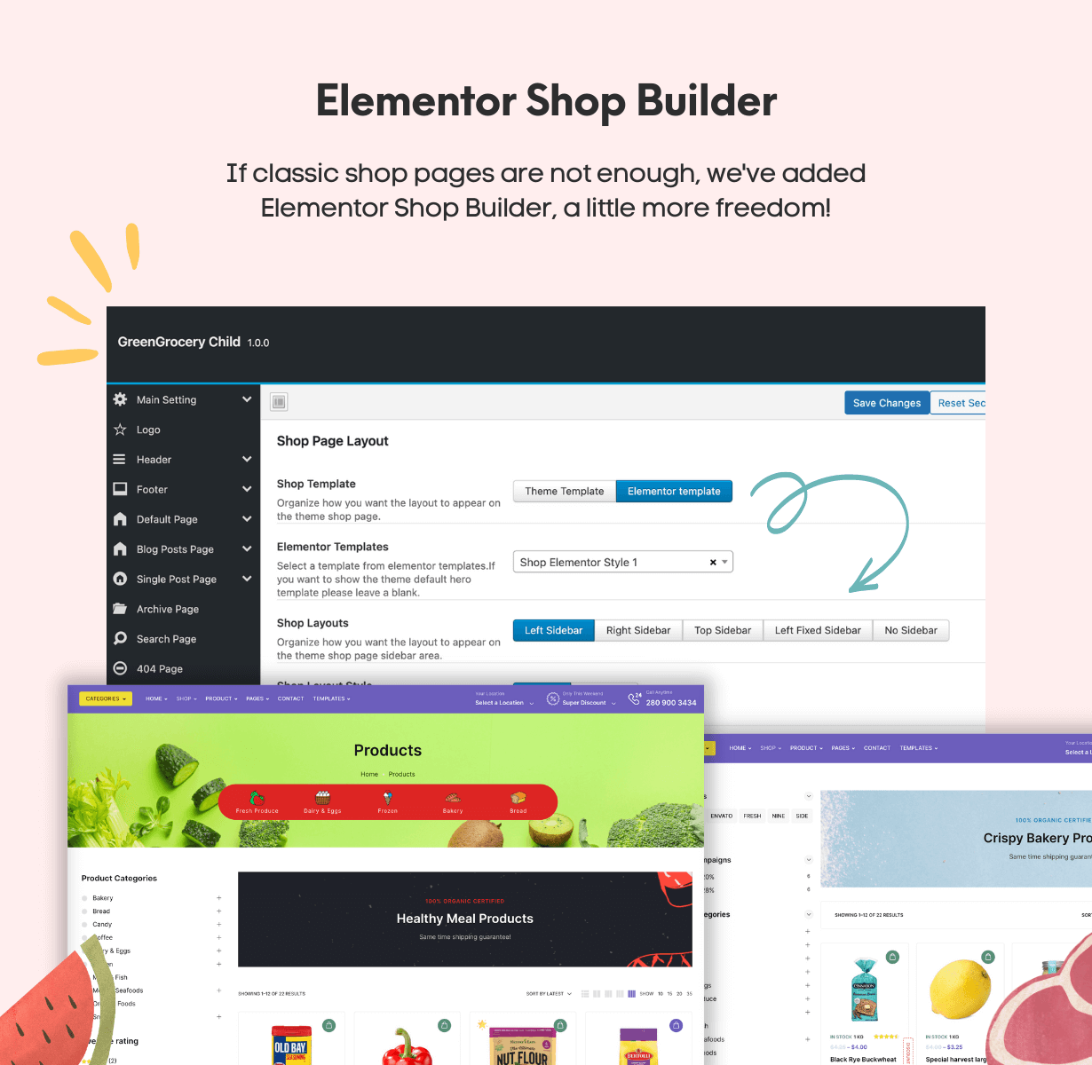 GreenGrocery - WordPress WooCommerce Theme Theme Options