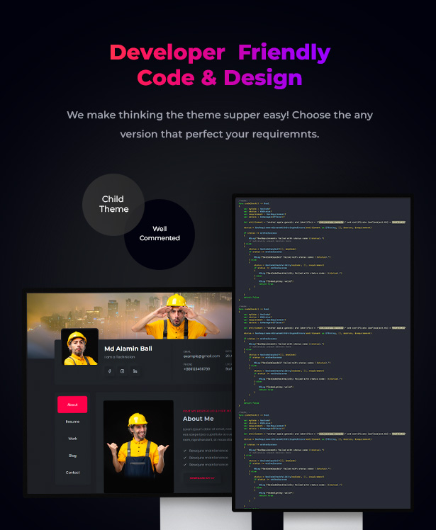 InBio - Persönliches Portfolio/CV WordPress Theme - 20