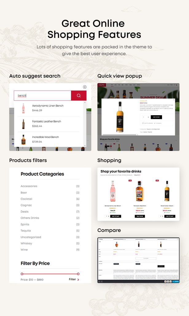 Liquor Drink Wine WordPress Theme WooCommerce