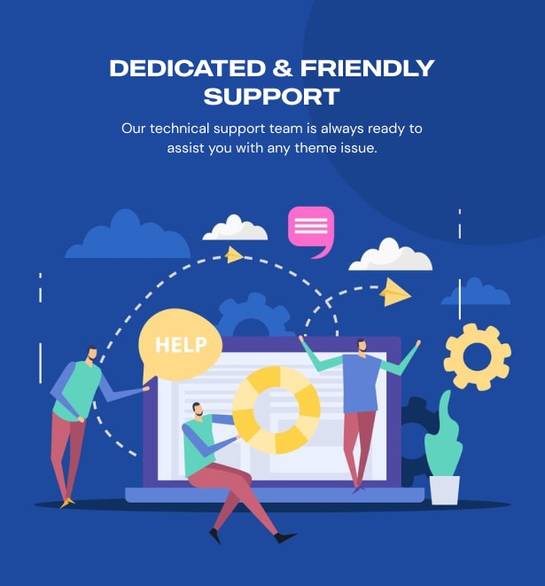 Audib - Audio Store WooCommerce Theme Engagierter und freundlicher Support