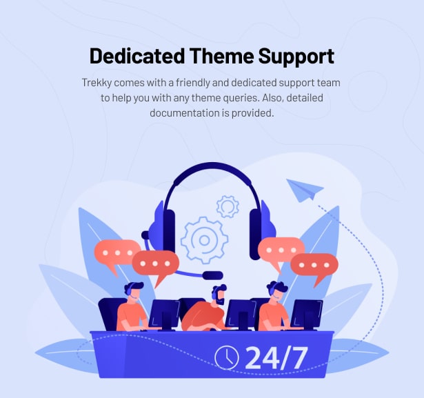 Trekky Outdoor Gear WooCommerce Theme Support & Dokumentation