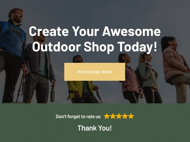 Trekky das beste WooCommerce-Thema für Outdoor-Ausrüstung