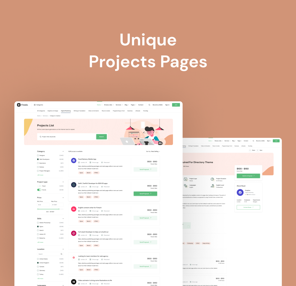 Freeio – WordPress-Theme für den freiberuflichen Marktplatz – 8
