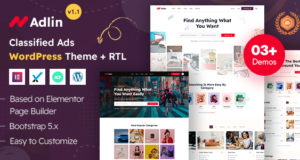 Adlin – WordPress-Layout für Kleinanzeigen
