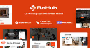 BeHub | Coworking Space WordPress-Layout