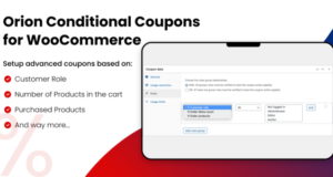 Bedingter Orion-Gutschein für Woocommerce