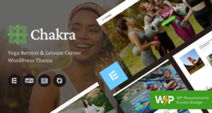Chakra – Yoga Retreat & Freizeitzentrum WordPress Vorlage