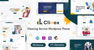 Clinox – WordPress-Thema für Reinigungsdienste