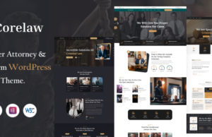 Corelaw – Rechtsanwalt & Anwaltskanzlei WordPress Vorlage