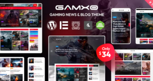 Gamxo – WordPress Gaming News & Blog-Thema