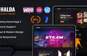 Halda – WordPress-Vorlage für eSports und Spiele