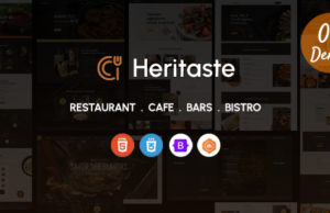 Heritste – Restaurant & Café HTML-Vorlage
