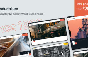 Industrie | WordPress-Template für Industrie und Fabrik